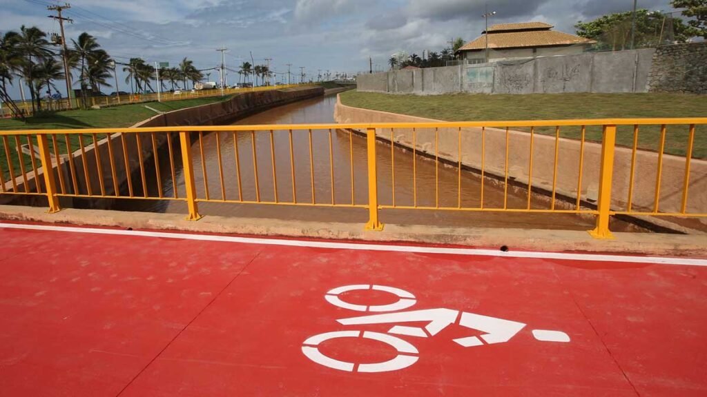 Obra de macrodrenagem do Rio Jaguaripe. Foto Carol Garcia/GOVBA