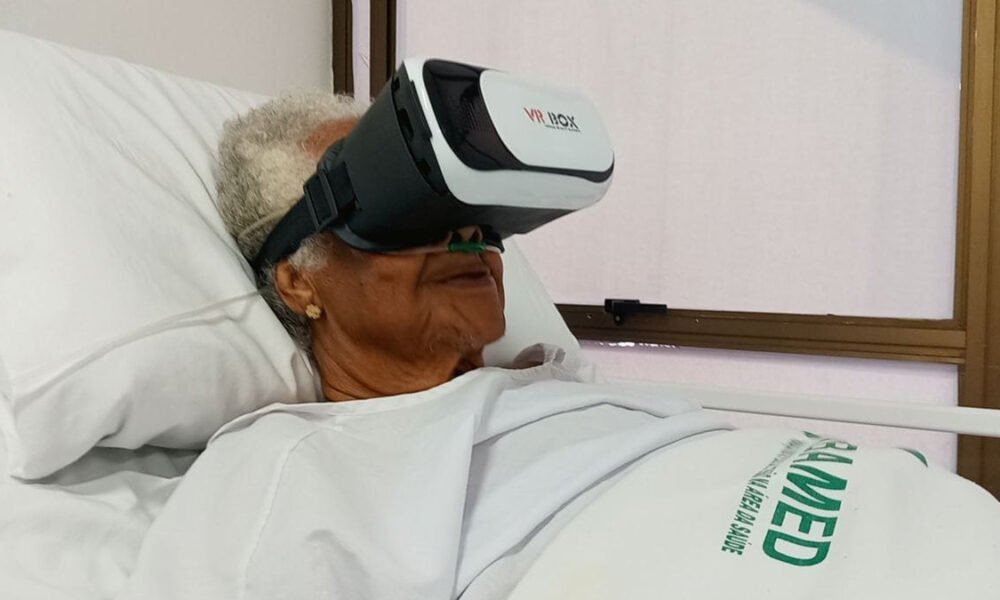 Hospital utiliza realidade virtual para melhorar humor dos pacientes