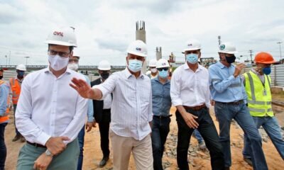 Governador vistoria as obras do tramo III da Linha 1 do Metrô de Salvador