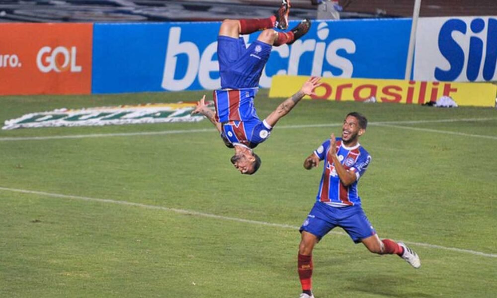 Bahia vence de virada o Atlético-MG no estádio de Pituaçu