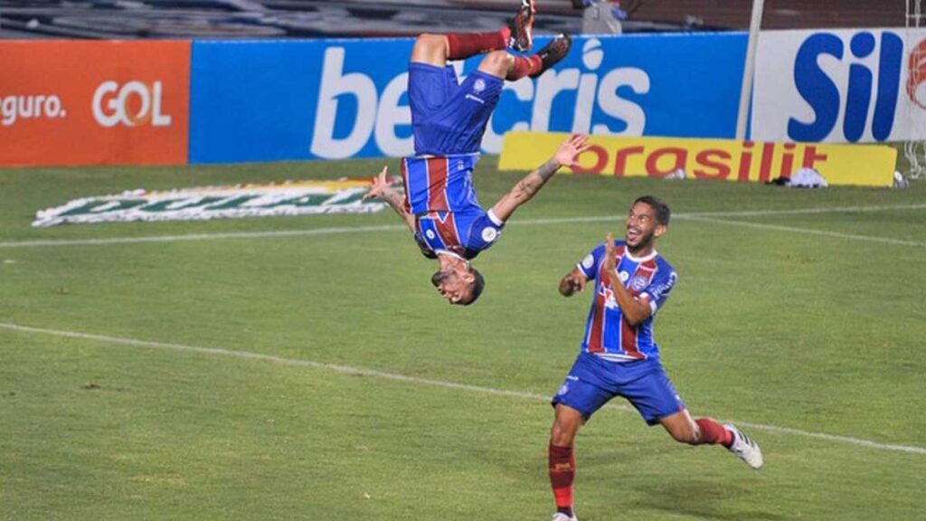 Bahia vence de virada o Atlético-MG no estádio de Pituaçu