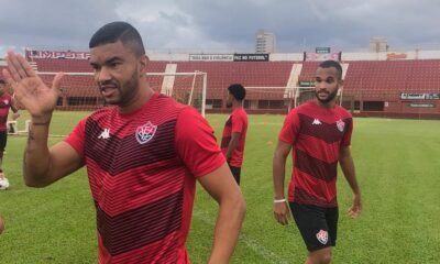 Vitória treina em Ribeirão Preto para enfrentar o Botafogo-SP