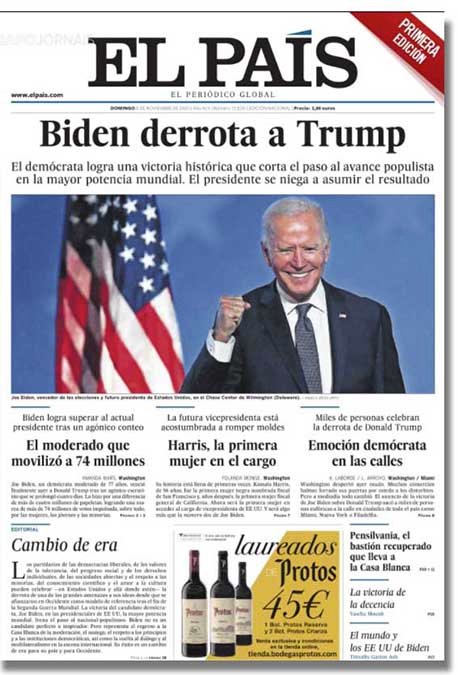 Eleições americanas - Vitória de Joe Biden