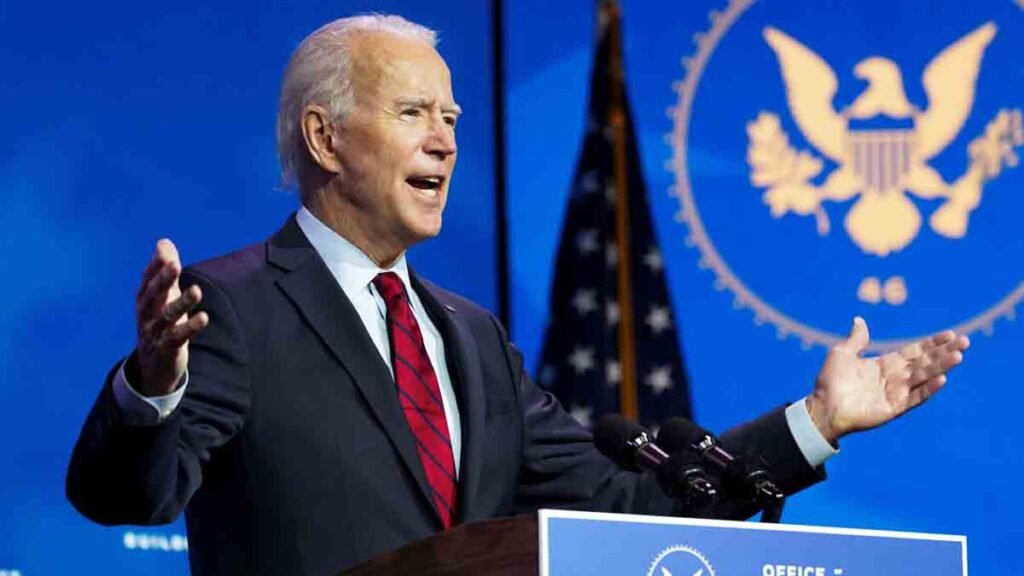 O presidente eleito dos EUA, Joe Biden, fez um discurso à nação na noite desta segunda após ter sua vitória confirmada pelo colégio eleitoral americano