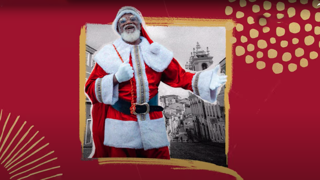 A ideia parece chocante: o bom velhinho, personagem icônico do Natal, com pele e barba brancas e olhos claros nem sempre foi assim.