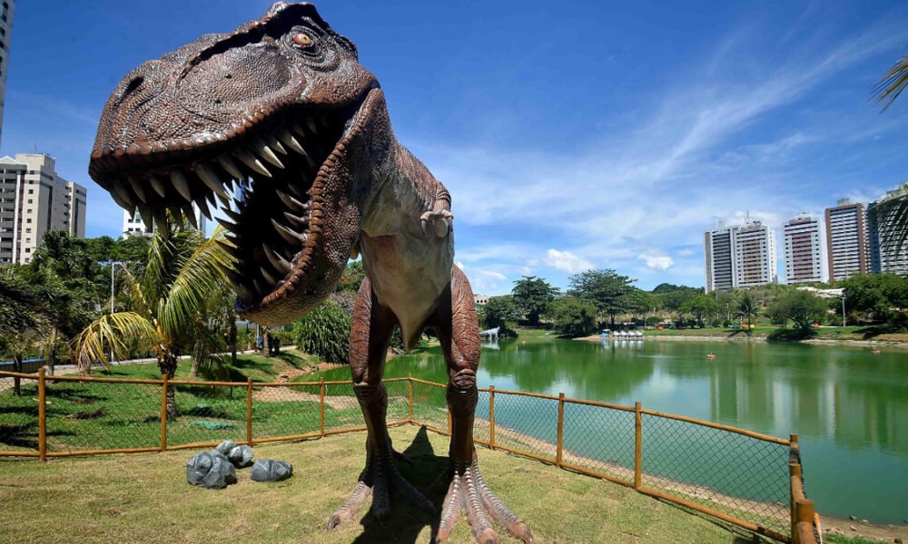 A Prefeitura inaugura nesta terça-feira (04), às 9h, a Lagoa dos Dinossauros, no bairro do Stiep, próximo ao antigo Centro de Convenções