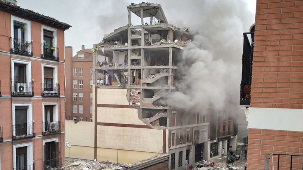 Uma forte explosão sacudiu o centro de Madri, na Espanha, nesta quarta-feira (20), por volta das 15h (11h, no horário de Brasília). Pelo menos entre