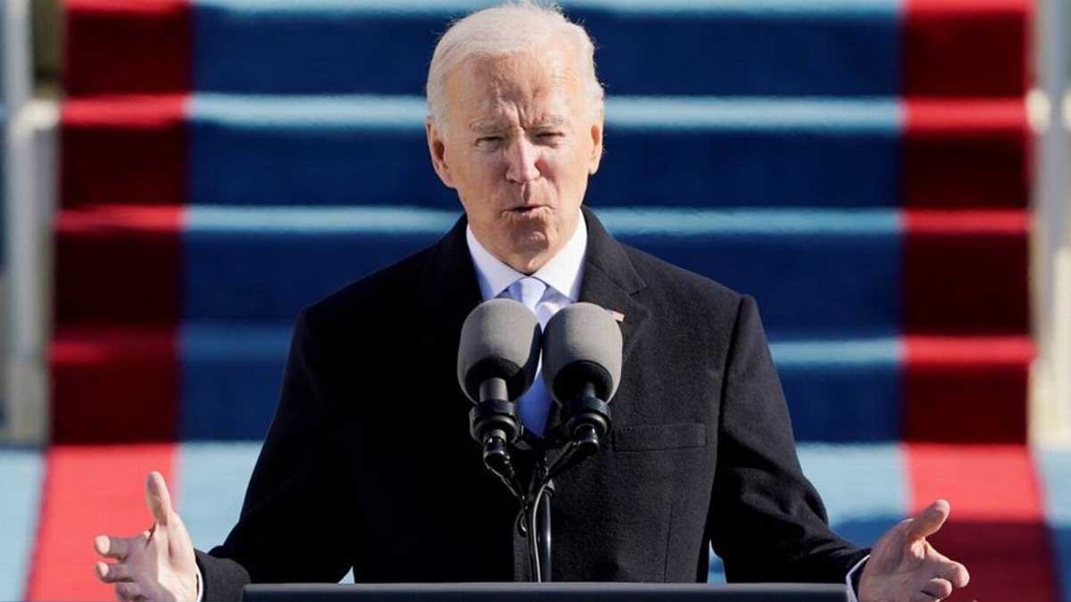 Em seu primeiro discurso como presidente dos Estados Unidos, Joe Biden pediu união durante a cerimônia de posse realizada nesta quarta (20) no Capitólio