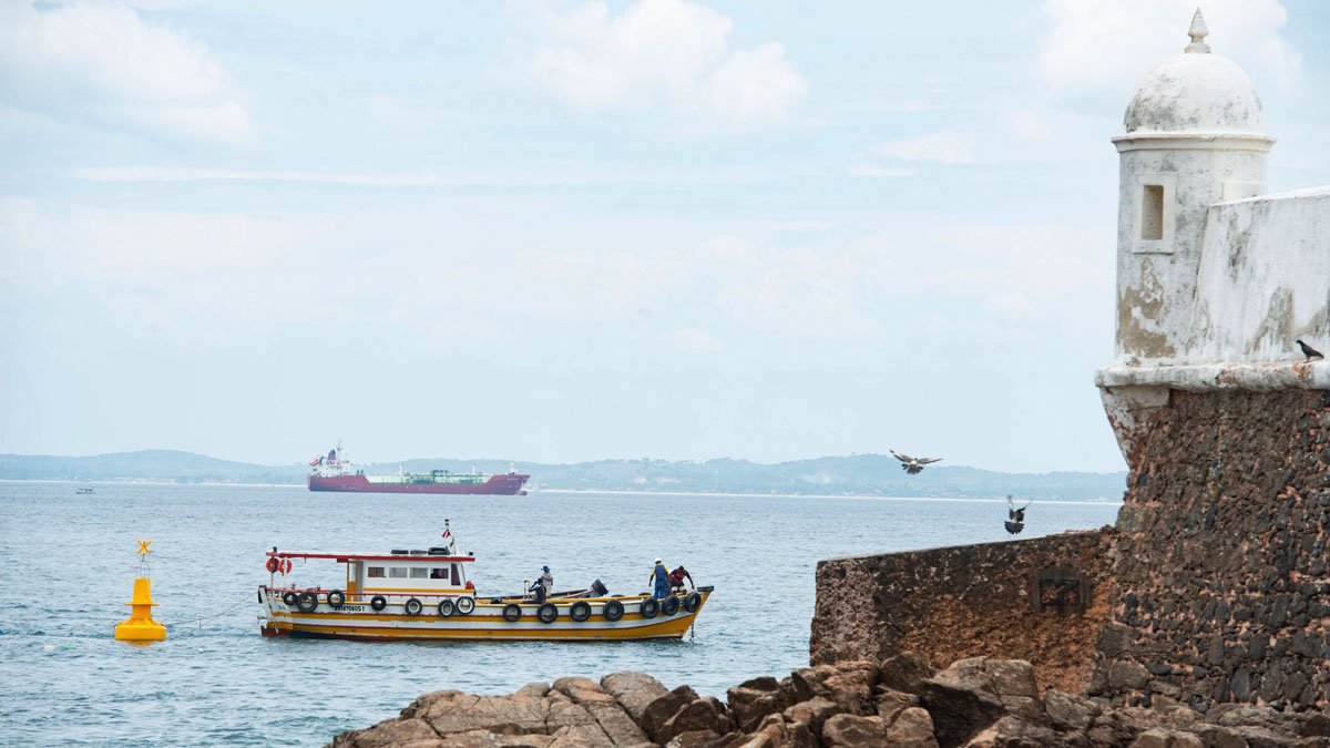 O Parque Marinho da Barra recebeu, nesta quinta-feira (18), duas das seis boias de sinalização náutica para demarcação do espaço,