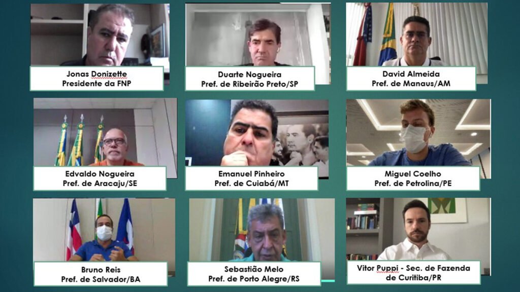 A Comissão de Vacinas da Frente Nacional de Prefeitos (FNP) realizou neste sábado (27), uma reunião virtual para debater a instituição do