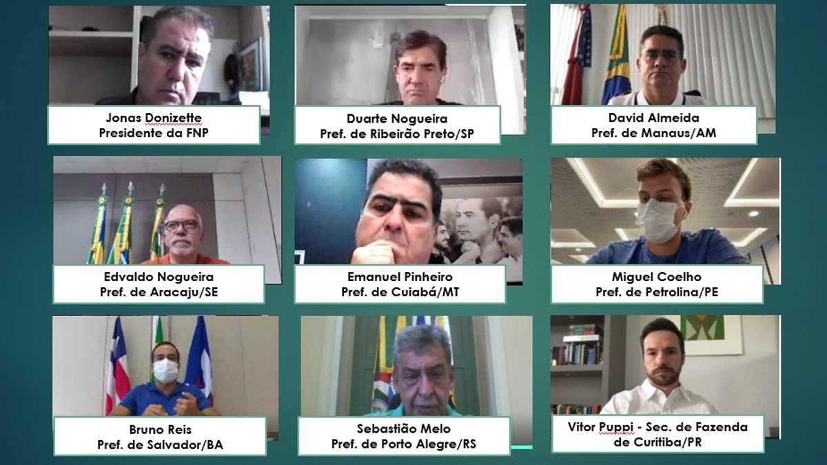 A Comissão de Vacinas da Frente Nacional de Prefeitos (FNP) realizou neste sábado (27), uma reunião virtual para debater a instituição do