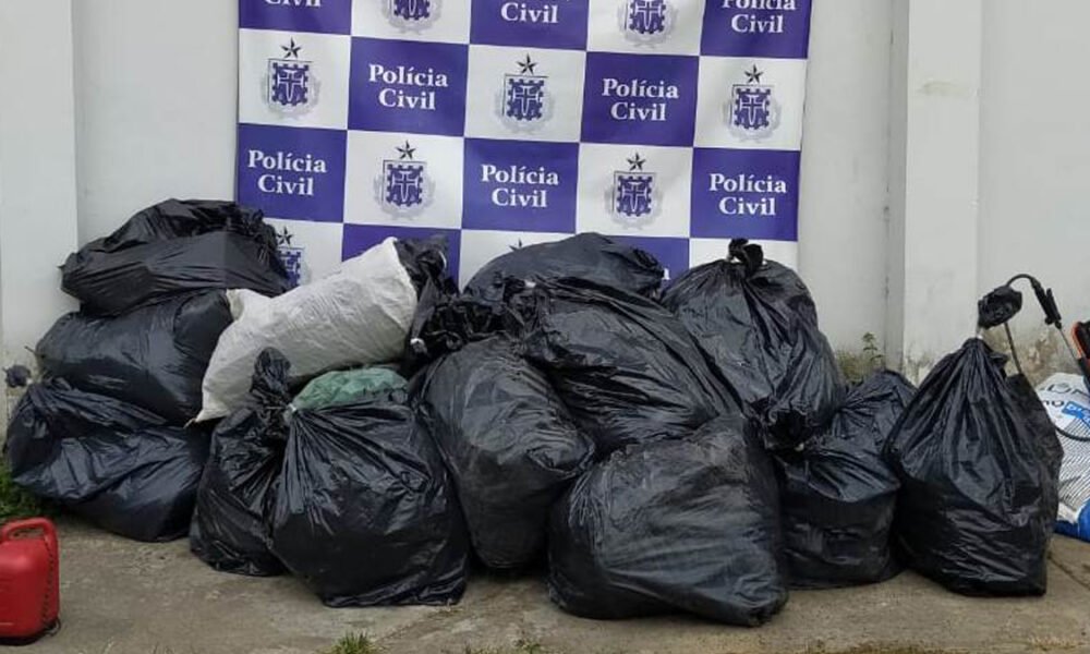 na cidade de Senhor do Bonfim, distante 375 quilômetros de Salvador, durante operação deflagrada pelo Departamento de Polícia do Interior (Depin)