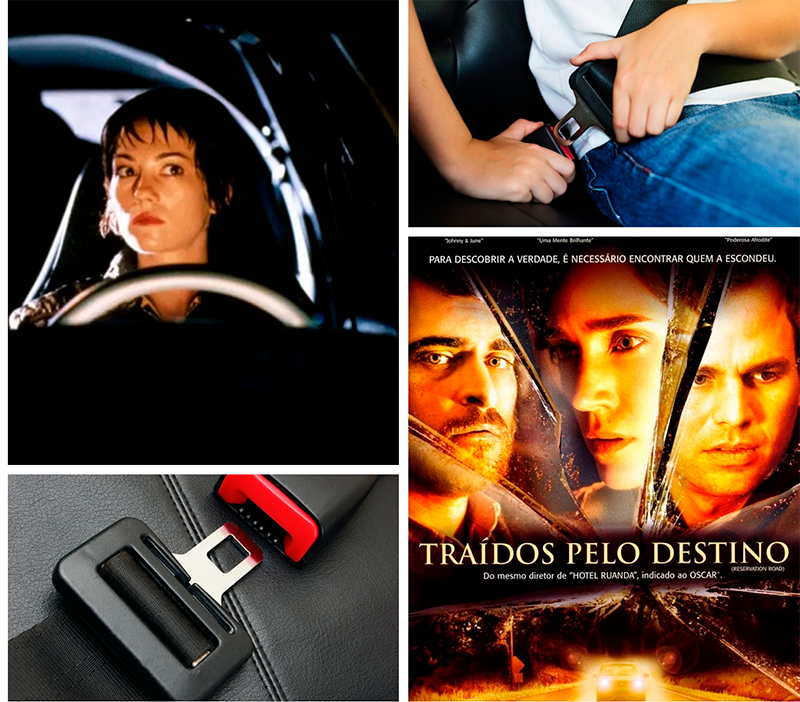Num determinado momento de crise, o protagonista do filme parte para a rua com uma amiga e ambos não usam o cinto de segurança na cena.