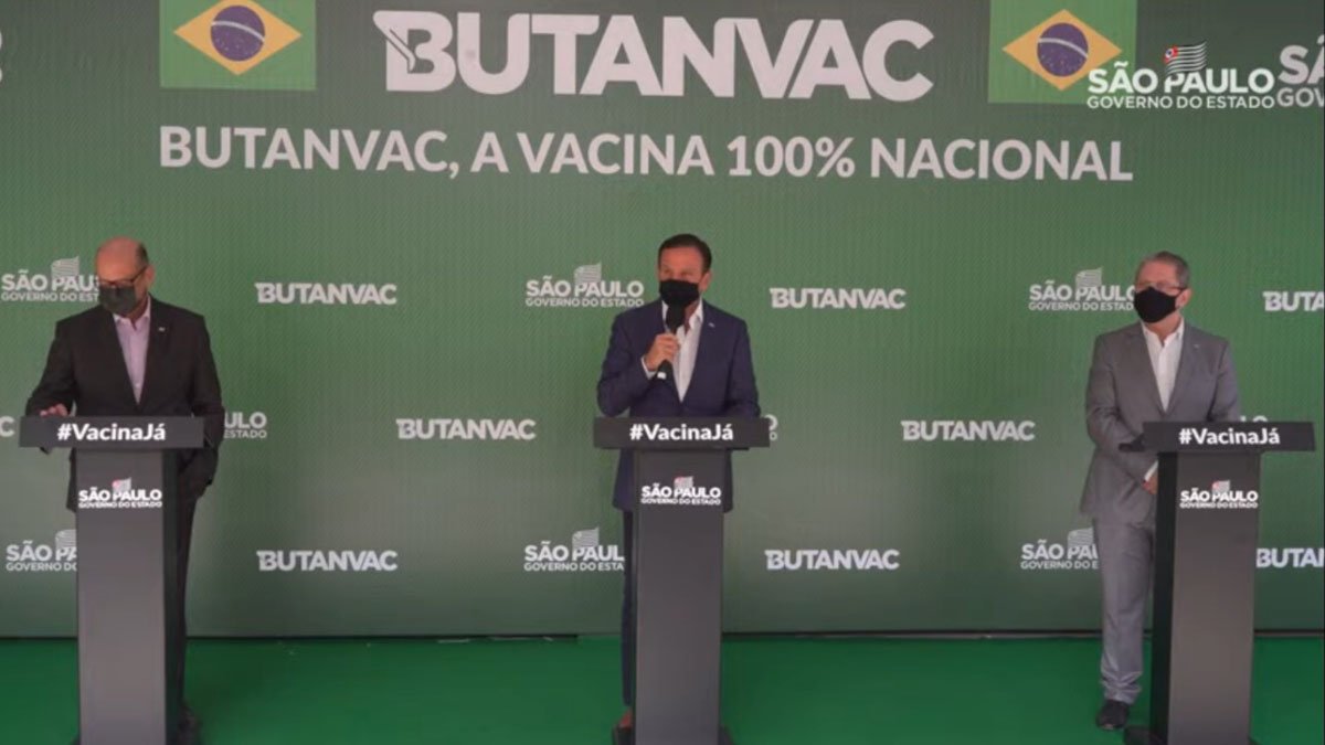 O Instituto Butantan avançou no desenvolvimento de uma nova vacina contra a Covid-19, e pedirá autorização à Agência Nacional de Vigilância Sanitária