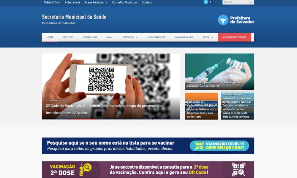 O QR Code Vacinação, nova ferramenta desenvolvida pela Secretaria Municipal de Saúde (SMS) promete agilizar em até 50% o processo imunização