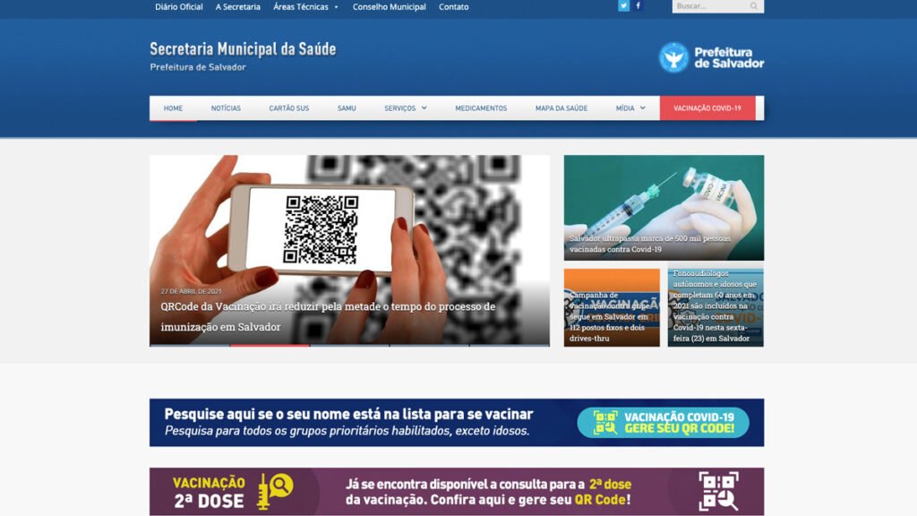 O QR Code Vacinação, nova ferramenta desenvolvida pela Secretaria Municipal de Saúde (SMS) promete agilizar em até 50% o processo imunização