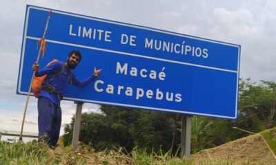 decidiu partir, a pé, de Catu (BA) rumo à Macaé (RJ). Conheça a jornada desse catuense, dos pés à cabeça, em um bate-papo descontraído.