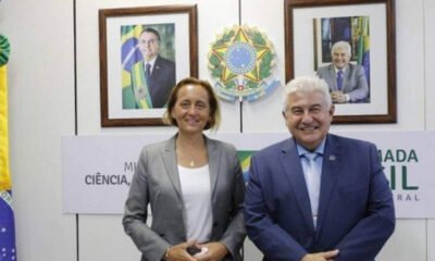 O Ministério da Ciência e Tecnologia apagou fotos de um encontro entre o ministro Marcos Pontes e a deputada alemã de extrema direita Beatrix von Storch.