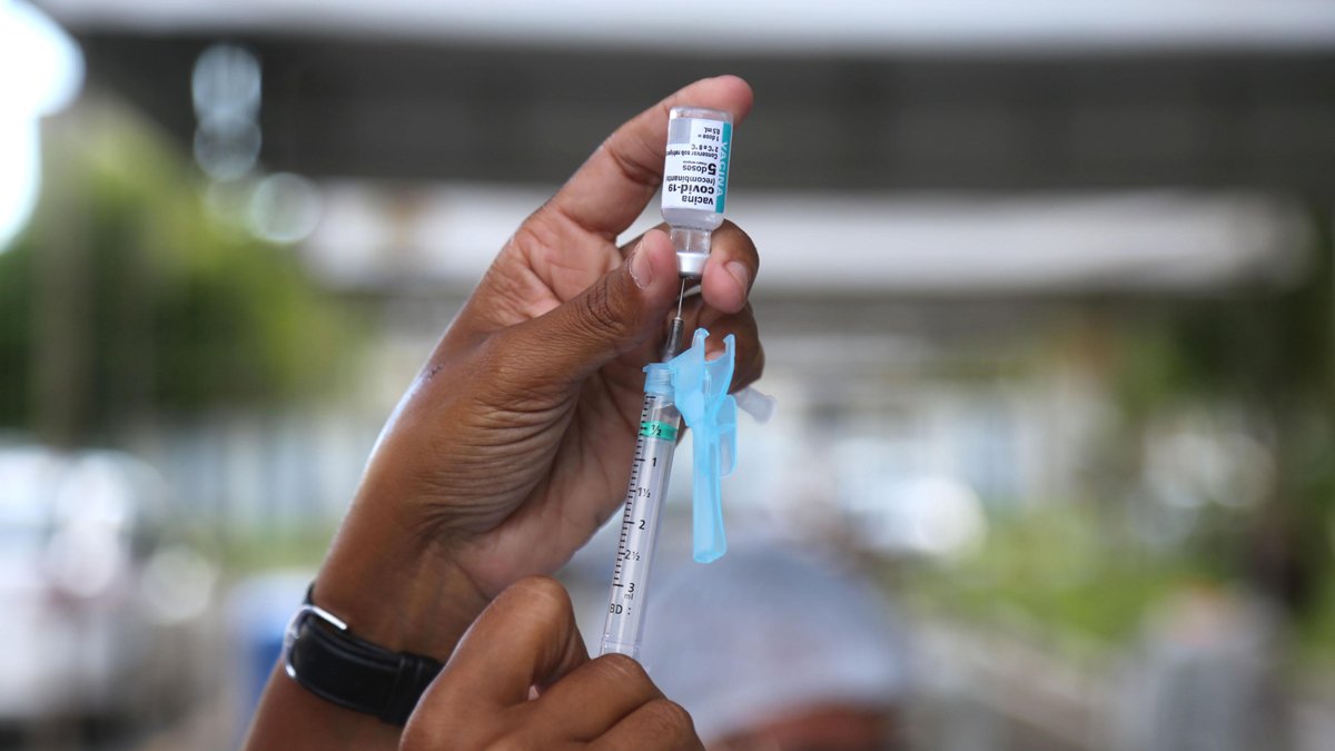Mais de 90 mil pessoas não compareceram para 1ª dose