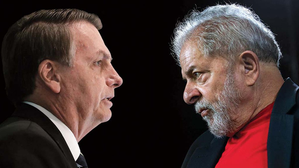 XP Investimentos: Lula chega a 40% e Bolsonaro cai para 24%