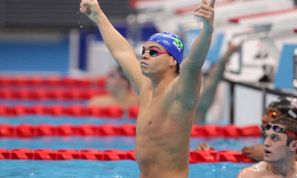 também conhecido como Gabrielzinho, conquistaram as duas primeiras medalhas para a natação brasileira na Paraolimpíada de Tóquio (Japão)