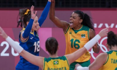 Brasil vence Rússia e vai para semifinal no vôlei feminino