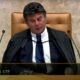 Antes de abrir a sessão de julgamentos desta quarta-feira, 8, no Supremo Tribunal Federal (STF), o presidente da Corte, ministro Luiz Fux,