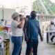 montou uma estrutura de vacinação na Estação da Lapa, com o objetivo de facilitar o acesso da população à vacina contra a Covid-19 e ampliar