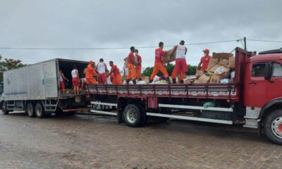 Entre as frentes de atuação em prol das 430 mil pessoas atingidas pelas chuvas na Bahia, a Polícia Militar segue com equipes empenhadas