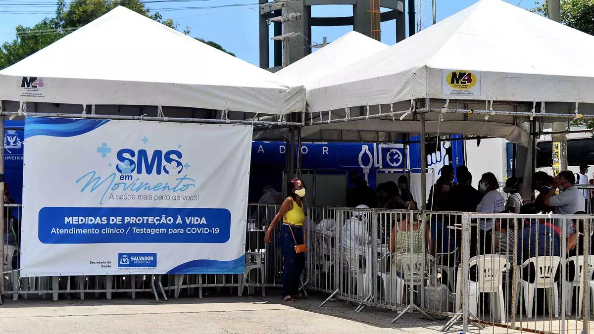Depois de Pernambués, o ponto itinerante de testagem rápida para detecção da Covid-19 segue para o bairro de Itapuã, a partir desta terça-feira (22).