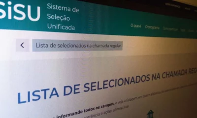 O Ministério da Educação (MEC) divulga nesta terça-feira (28) o resultado do Sistema de Seleção Unificada (Sisu) para o primeiro semestre de