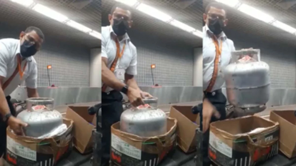 Uma mulher tentou despachar, na madrugada de quarta-feira (23), um botijão de gás no Aeroporto Internacional do Recife para um avião da Gol, com destino ao Aeroporto Internacional de Guarulhos, em São Paulo.