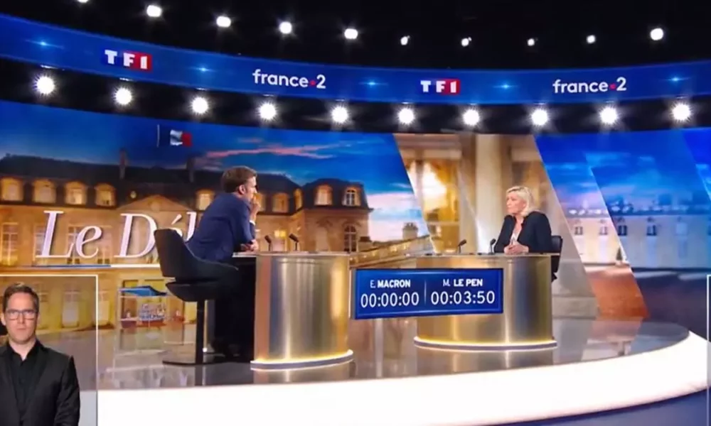 de Marine Le Pen durante o debate de quase três horas ao vivo na TV na noite de quarta-feira (20), havia um termo que Emmanuel Macron