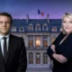 de uma campanha disputada sobre o futuro do país, enquanto o político de centro, Emmanuel Macron, enfrenta a extrema-direita Marine Le Pen