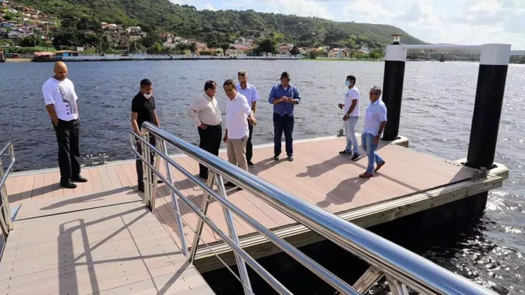 Estão praticamente prontas as obras do novo Terminal Náutico de Cachoeira, na zona turística Baía de Todos-os-Santos, que foram