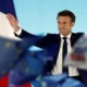 Emmanuel Macron derrotou sua adversária de extrema-direita Marine Le Pen no segundo turno das eleições presidenciais da França,