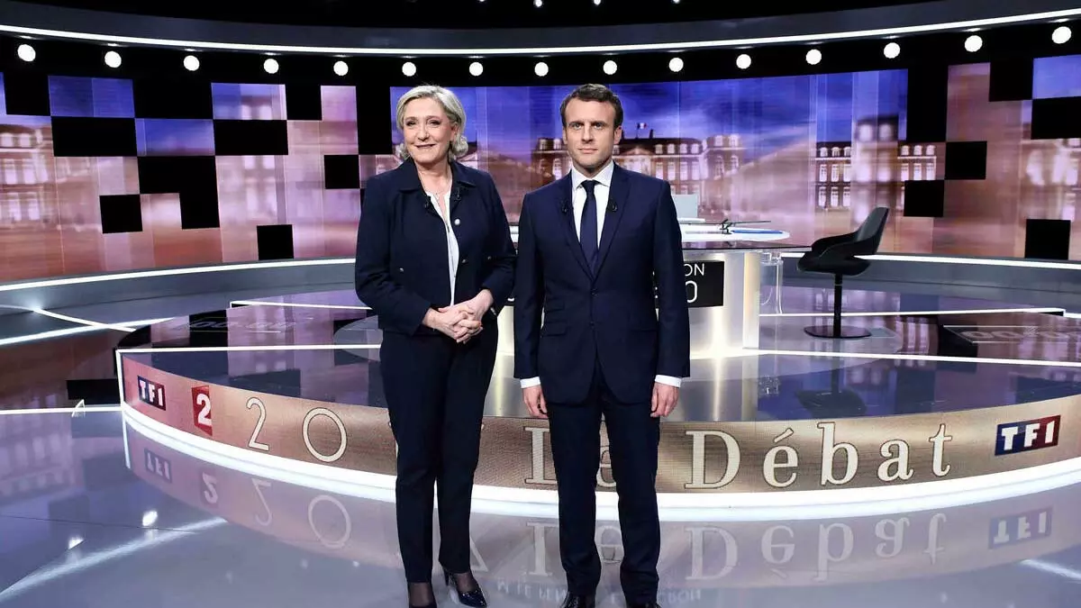 Emmanuel Macron e Marine Le Pen se enfrentarão em um debate ao vivo na TV na noite desta quarta-feira (20) que pode ser crucial