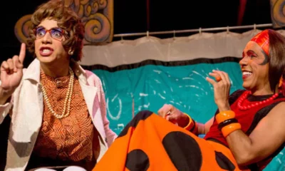 O Centro de Artes e Esportes Unificados (CEU) de Valéria será palco do encerramento do Verão Patife nesta sexta-feira (8), às 19h. Promovida pela Companhia Baiana de Patifaria, a atividade envolve a apresentação do espetáculo “Fanta & Pandora”, com os atores Lelo Filho, Rodrigo Villa e Marcos Barretto, e uma conversa com a plateia logo em seguida. A atração é parte integrante do Diversão de Verão, da Fundação Gregório de Mattos (FGM).