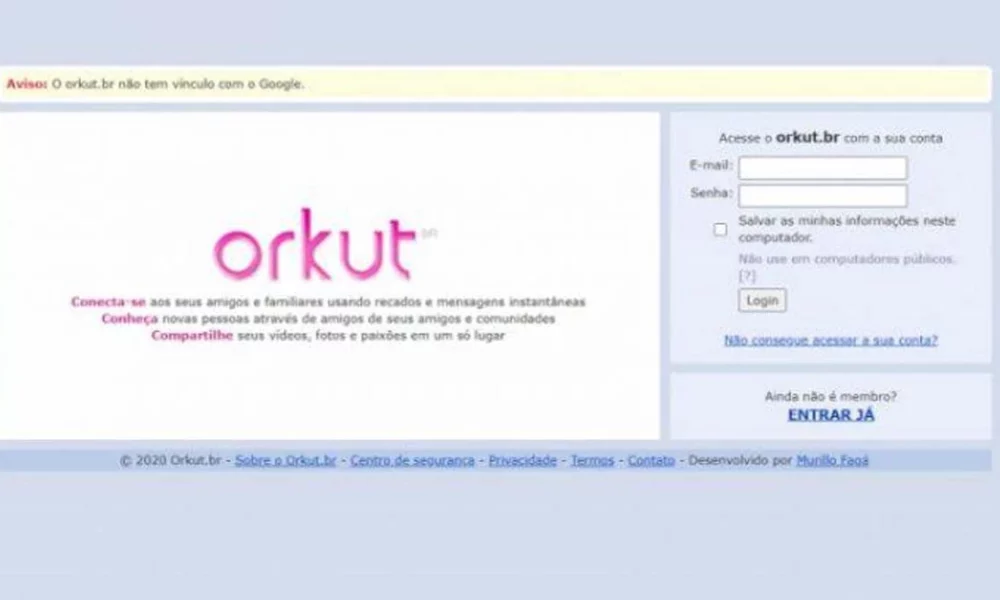 O Orkut, rede social popular nos anos 2000 pode voltar. Desde que o domínio orkut.com foi reativado, na última quarta-feira (27), os internautas querem saber quando a plataforma, extinta em 2014, vai voltar a funcionar e se já é possível criar uma conta na plataforma. Tudo ainda está incerto