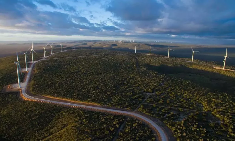 A Bahia retomou a liderança nacional na geração de energia eólica com 32,16% da produção. O estado também é líder na geração