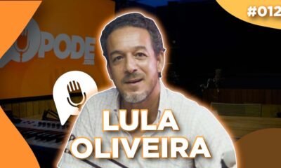 canal do Youtube do PODE.com.oficial, nesta quinta (9), às 19 horas, porque hoje o papo é com o baiano Lula Oliveira, cineasta, roteirista,