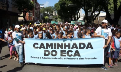 Com o tema "O que Comemorar?", a 16ª edição da Caminhada do Estatuto da Criança e Adolescente (ECA) acontece na