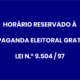 O Tribunal Superior Eleitoral (TSE) divulgou nesta quinta-feira (18) a proposta de distribuição de tempo no horário eleitoral gratuito