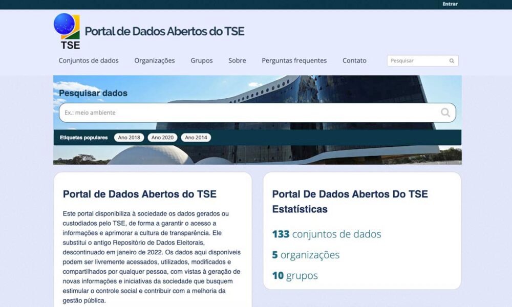 Superior Eleitoral (TSE) disponibiliza 16 conjuntos de dados com informações sobre as características do eleitorado brasileiro