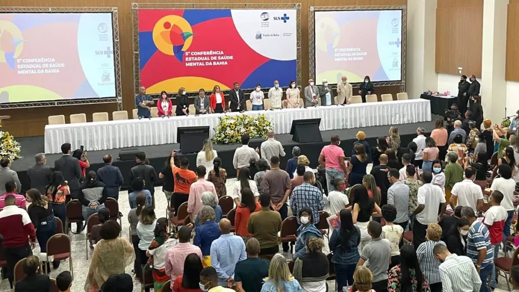 O primeiro dia da 5ª Conferência Estadual de Saúde Mental, realizado nesta terça-feira (9), no Centro de Cultura Cristã da