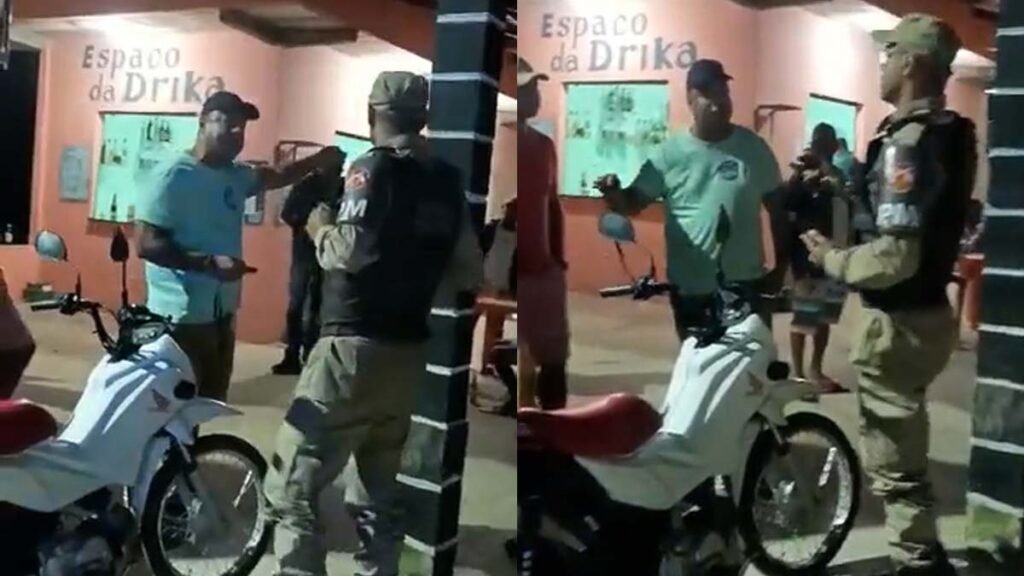 O prefeito da cidade baiana de Água Fria, Renan Araújo Barros (PL), conhecido como Renan de Ziza, se envolveu em uma confusão com agentes