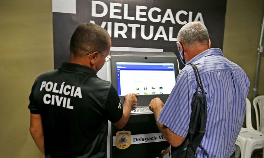 autoatendimento da Delegacia Virtual, na Bahia, localizado na Estação Nova Lapa. O autosserviço oferece ainda mais rapidez e comodidade ao