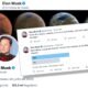 Elon Musk twittou pela primeira vez desde que mais de 10 milhões de pessoas votaram a favor de sua renúncia como