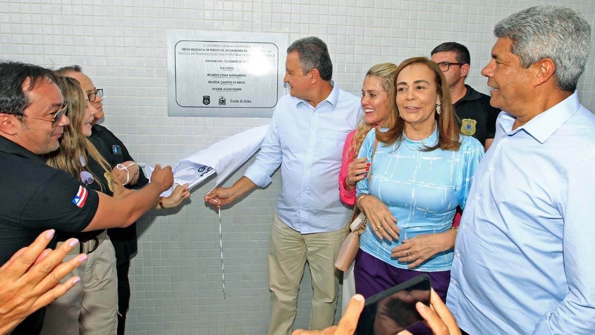 Policial de Jaguaquara, para inauguração da nova sede da Polícia Civil e entrega da reforma das sedes da 3ª Companhia Destacada da