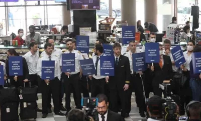 Aeronautas não aceitaram a proposta na assembleia online do Sindicato Nacional dos Aeronautas (SNA) e representantes das empresas aérea